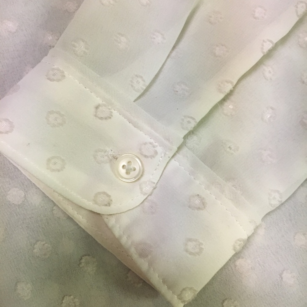 Banana Republic Dot white Blouse - Picture 3 of 6